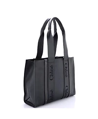 Pre-Owned Chloe Medium Woody Tote Leather