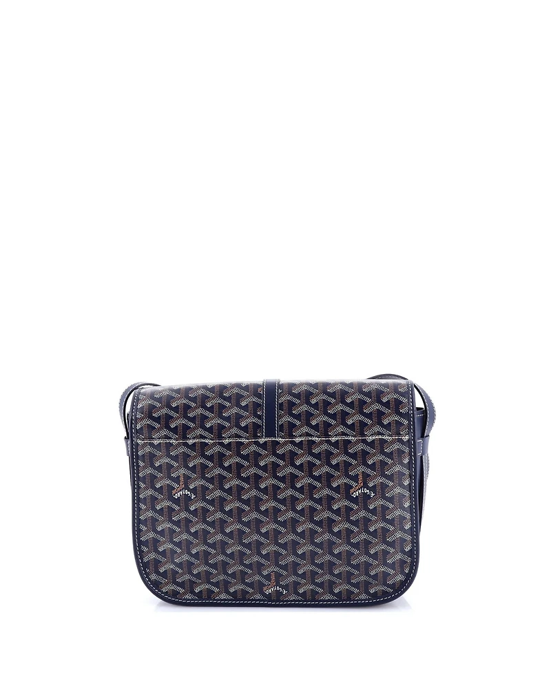 Pre-Owned Goyard Mm Belvedere Ii Messenger Bag Coated Canvas