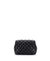 Pre-Owned Versace Mini Medusa Icon Chain Flap Bag Quilted Leather