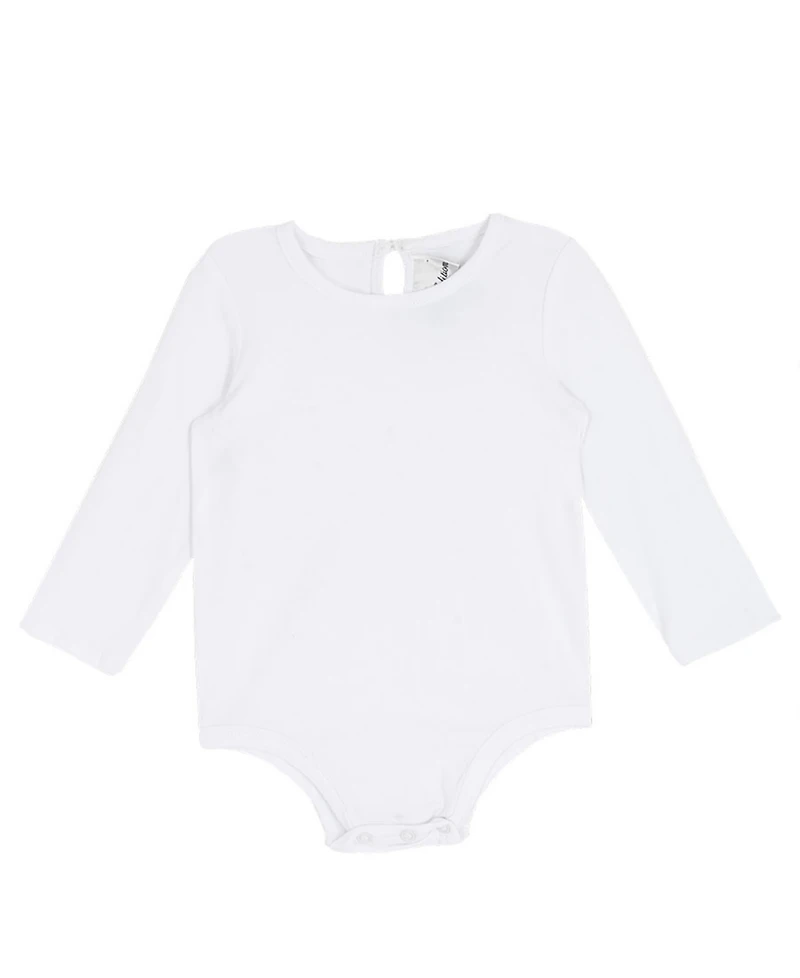Rare Editions Baby Girl 2-Piece Santa Sleigh Jumper Dress and Ribbed Top Set
