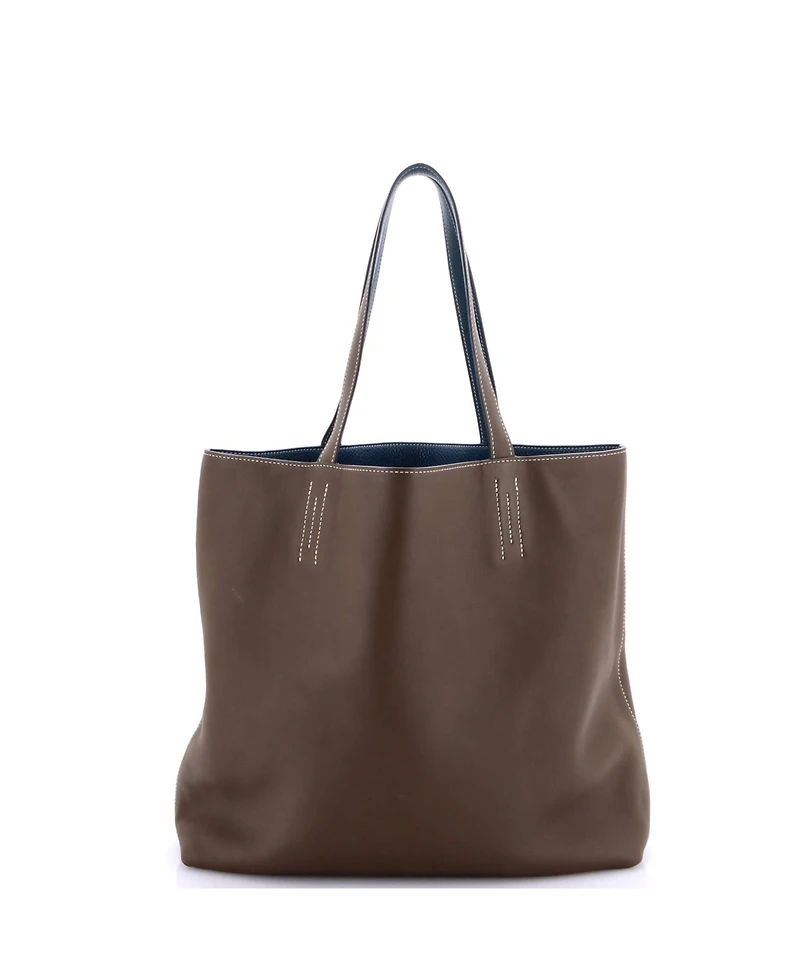 Pre-Owned Hermes 36 Double Sens Tote Clemence and Swift