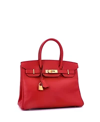 Pre-Owned Hermes Birkin 30 Handbag Epsom with Gold Hardware