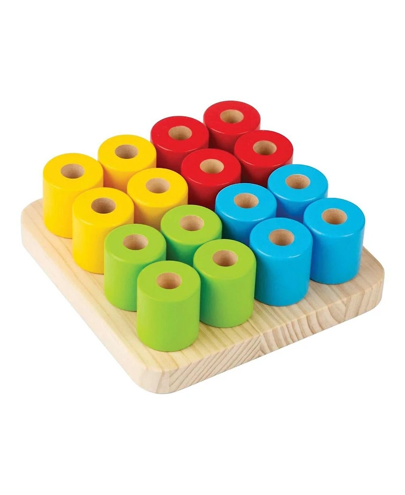 Bigjigs Toys Montessori Colorful Peg Board