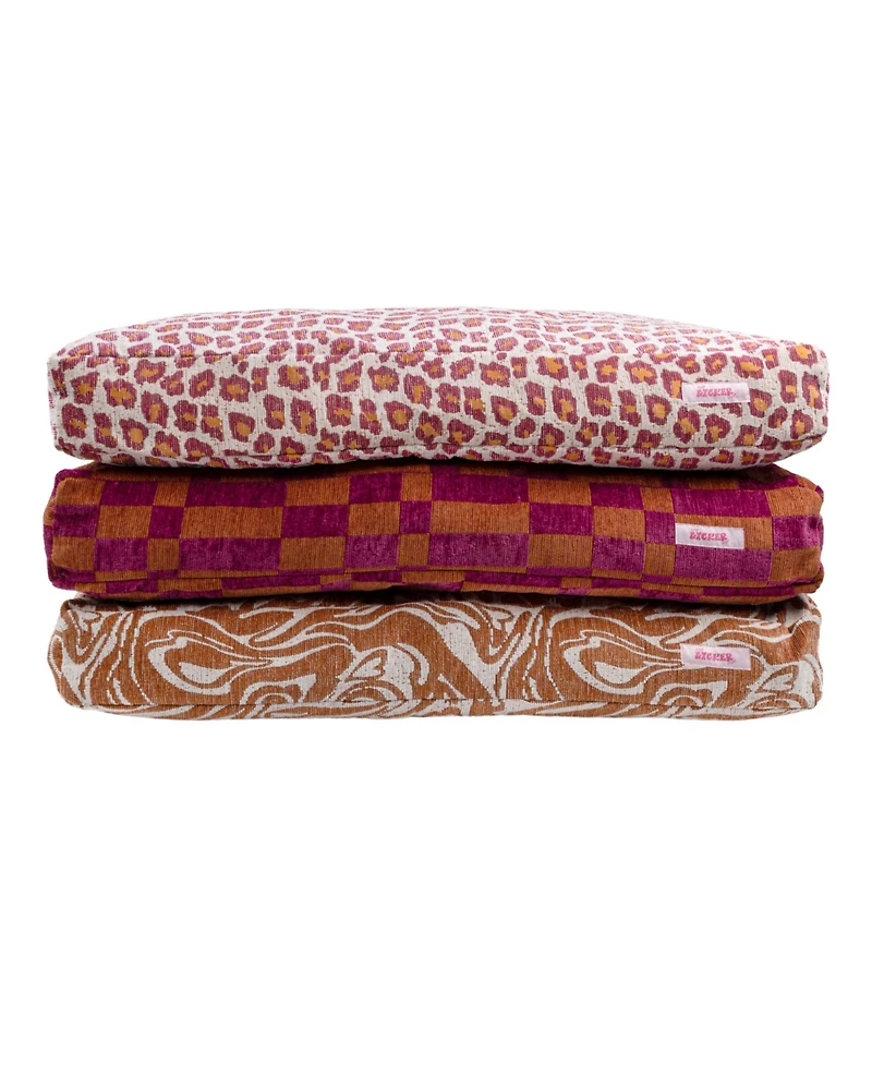 The Licker Store MabelDesigner Modern Ultra Soft Reversible Plush Rectangular Pet Bed with Washable Cover