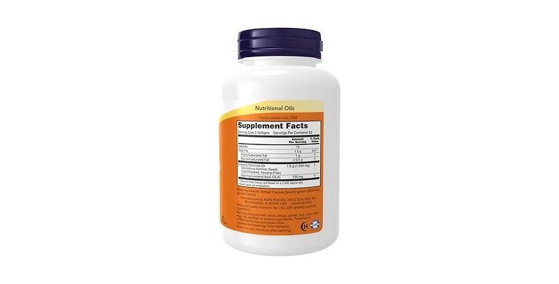 Now Foods Evening Primrose Oil ,500 mg ,250 Softgels