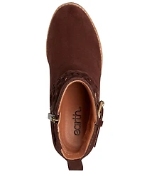 Earth Women's Chace Buckle Strap Wedge Booties