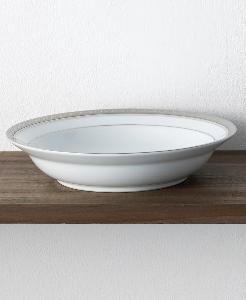 Noritake Crestwood Platinum 4-Pc. Rim Dinner Bowl Set, Service for 4