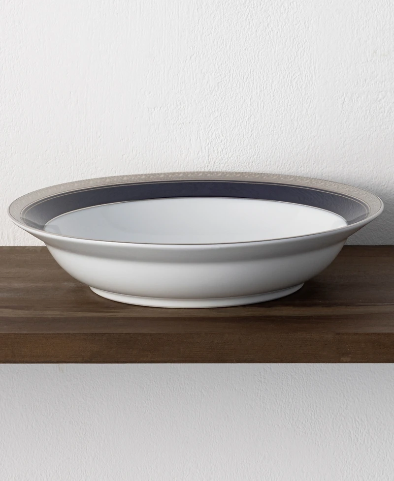 Noritake Crestwood Cobalt Platinum 4-Pc. Rim Dinner Bowl Set, Service for 4