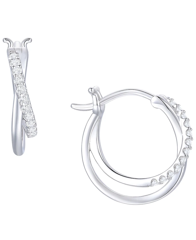 Macy's Diamond Earrings (1/5 ct. t.w.) in Sterling Silver