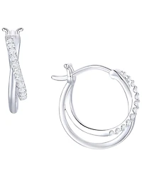 Macy's Diamond Earrings (1/5 ct. t.w.) in Sterling Silver