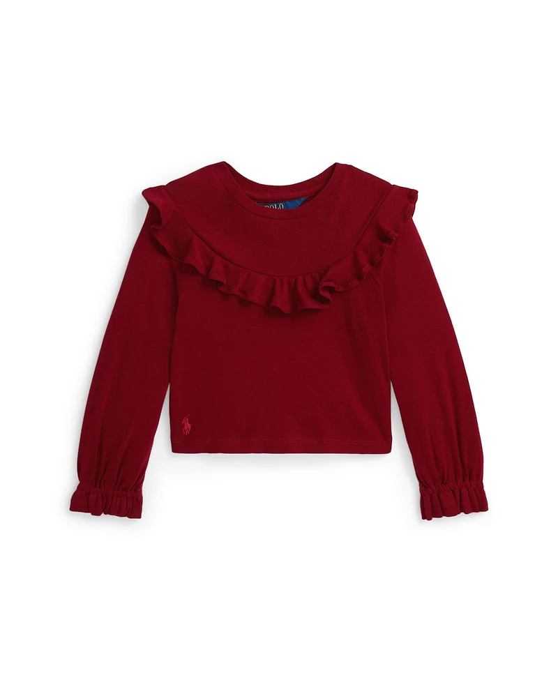 Polo Ralph Lauren Girls 2T-6X Long Sleeve Top