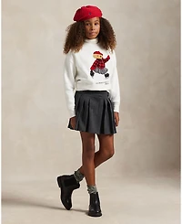 Polo Ralph Lauren Girls 7-16 Bear Boxy Sweatshirt