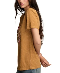 Lucky Brand Women's Fender Floral Crew Neck T-Shirt