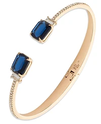 Lauren Ralph Crystal Stone Cuff Bracelet