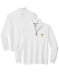 Tommy Bahama Men's White Tennessee Volunteers Montego Bay Half-Zip Jacket