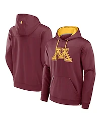 Fanatics Men's Maroon Minnesota Golden Gophers Defender Dot Faded Primary Pullover Hoodie