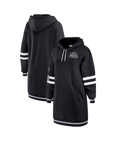 Wear by Erin Andrews Women's Black Las Vegas Raiders Hoodie Dress