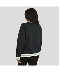 Wear by Erin Andrews Women'sBlack Oregon Ducks Seal Sweatshirt