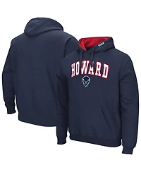 Colosseum Men's Navy Howard Bison Arch Logo 3.0 Pullover Hoodie