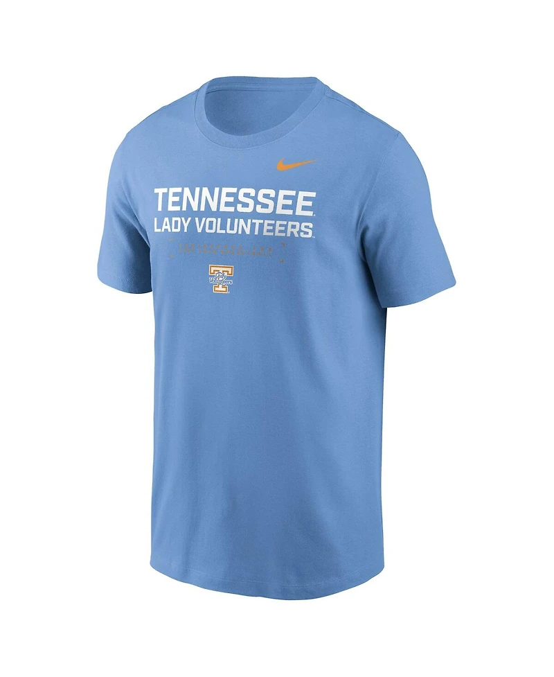 Nike Men's Light Blue Tennessee Volunteers 2025 Courtside Basketball Performance T-Shirt