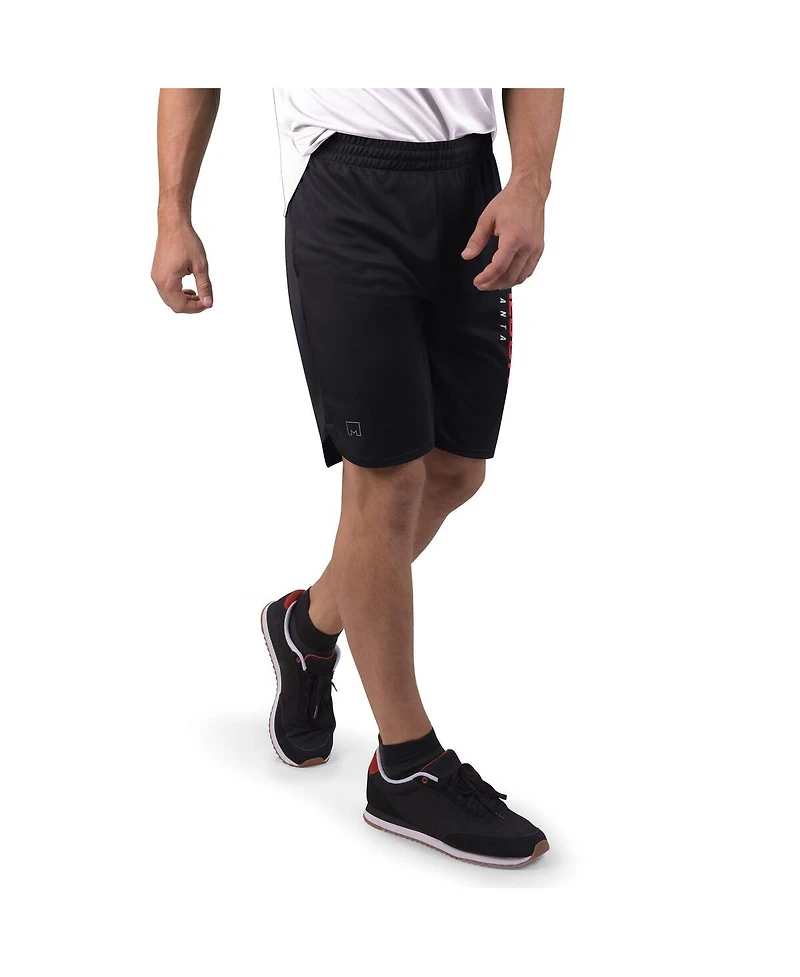 Msx by Michael Strahan Men's Black Atlanta Falcons Mesh Shorts