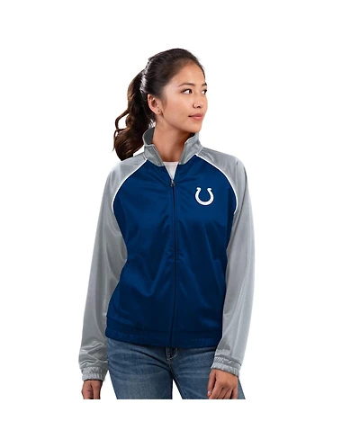G-iii 4Her by Carl Banks Women's Royal Indianapolis Colts Replay Full-Zip Track Jacket