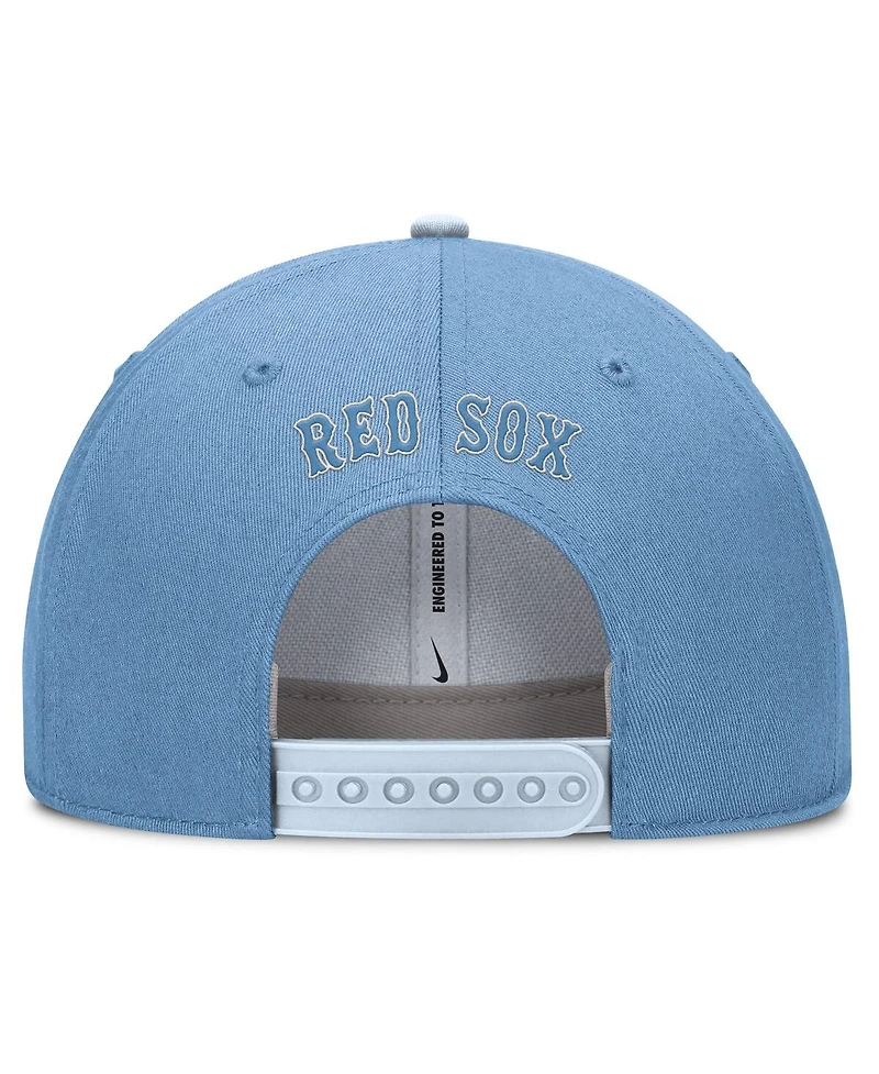 Nike Men's Light Blue Boston Red Sox Rise Dri-Fit Adjustable Hat