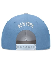 Nike Men's Light Blue New York Yankees Rise Dri-Fit Adjustable Hat