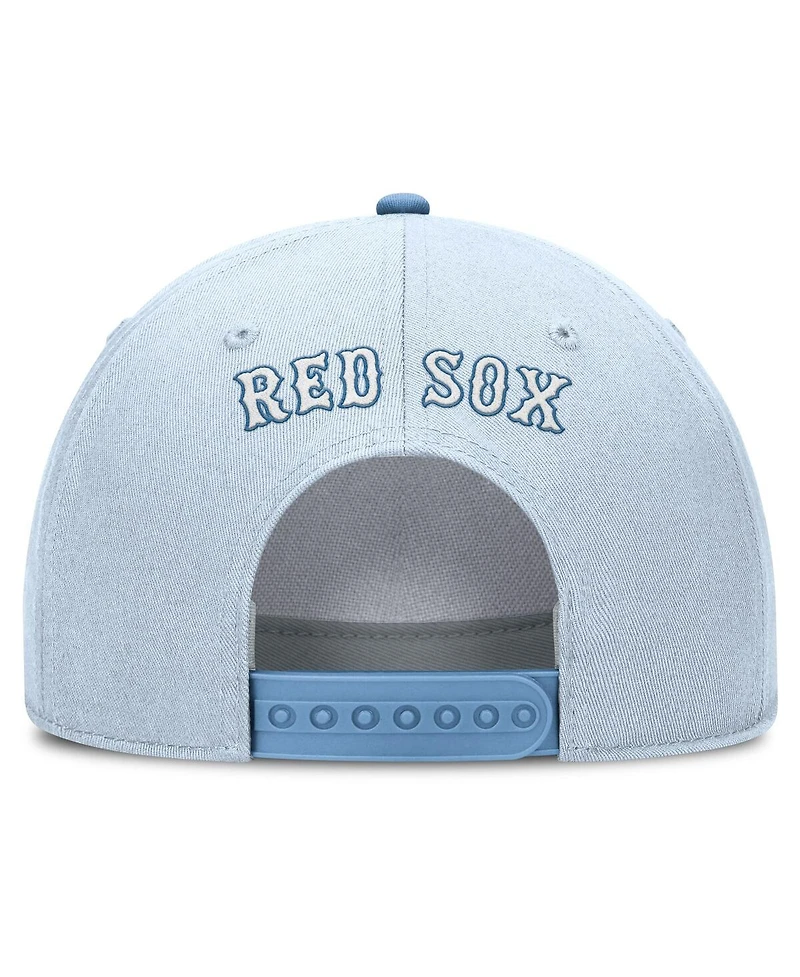 Nike Men's Light Blue Boston Red Sox Rise Dri-Fit Adjustable Hat