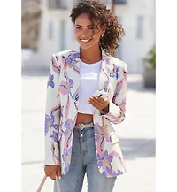 Lascana Women's Floral Print Blazer