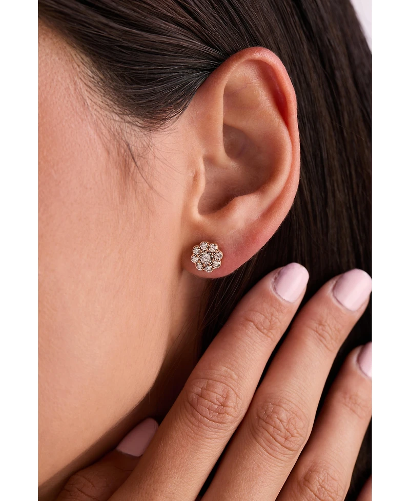 Le Vian Nude Diamond Flower Stud Earrings (1 ct. t.w.) 14k Rose Gold