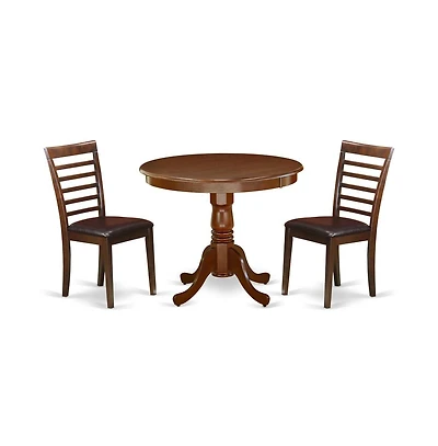 East West Furniture Dining Room Set Mahogany