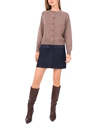 Vince Camuto Women's Raglan Crewneck Cardigan