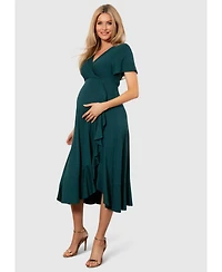 Tiffany Rose Maternity Waterfall Midi Dress