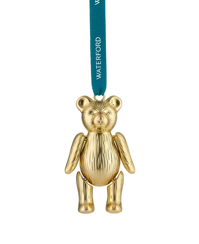 Waterford Christmas Teddy Golden Ornament
