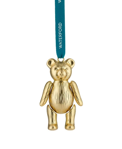 Waterford Christmas Teddy Golden Ornament