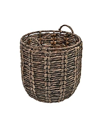 Jonathan Y Laurel 19.49" Bohemian Hand-Woven Abaca Hamper Basket with Handles