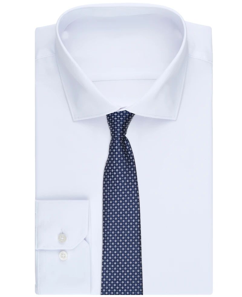 Perry Ellis Portfolio Men's Rosser Geo Pattern Classic Fit Tie