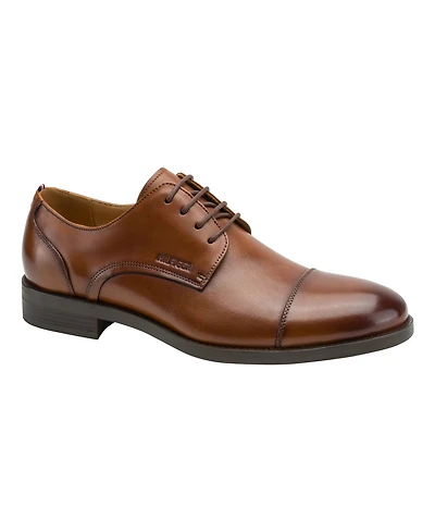 Tommy Hilfiger Men's Creagan Leather Derby Dress Shoes