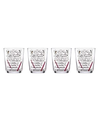 Kate Spade Make Merry Double Old Fashioned Glasses, Set of 4