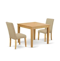 East West Furniture Dining Room Set Oak