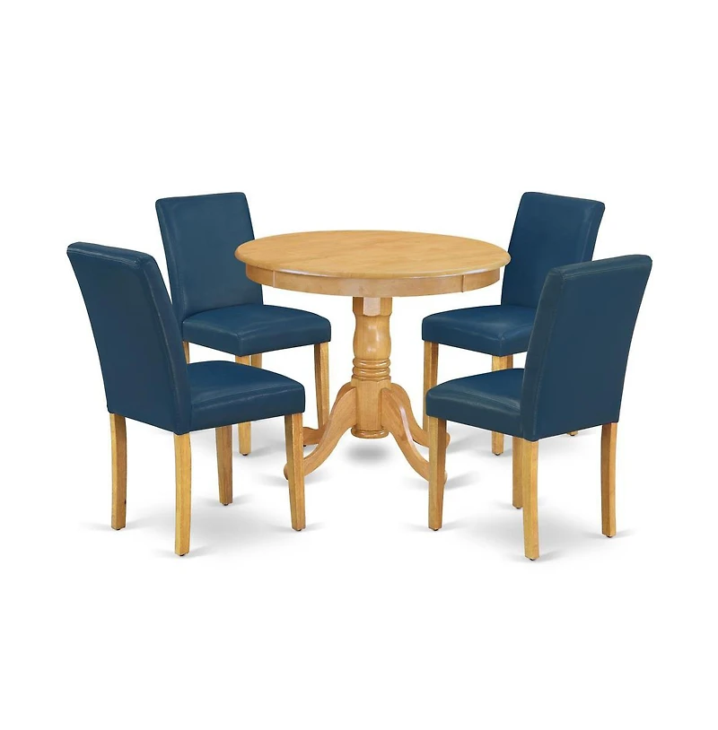 East West Furniture Dining Room Set Oak