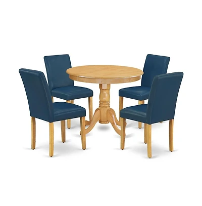 East West Furniture Dining Room Set Oak