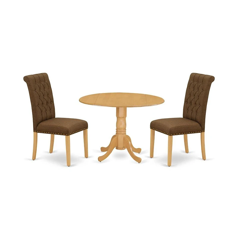 East West Furniture Dining Room Set Oak