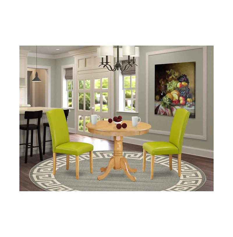 East West Furniture Dining Room Set Oak