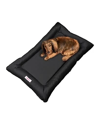 Archie Traditional Oxford Waterproof Indoor/Outdoor Hand-Washable Memory Foam Camping Pet Bed