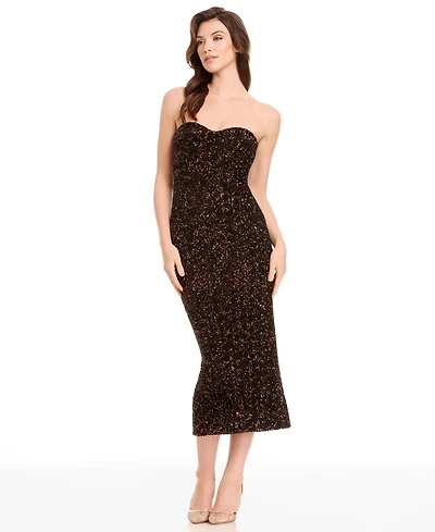 Dress the Population Women's Vada Sweetheart Neck