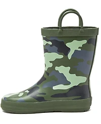 Lands' End Kids Pull On Splash Rubber Rain Boots