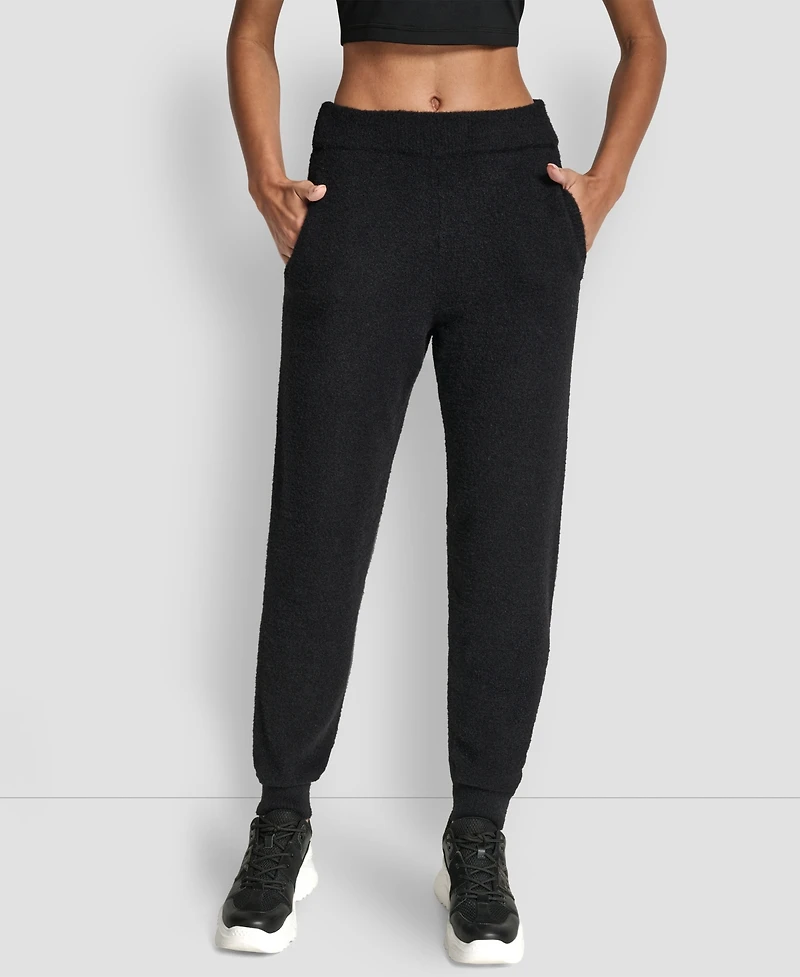 Dkny Women's Feather Yarn Tonal Jogger