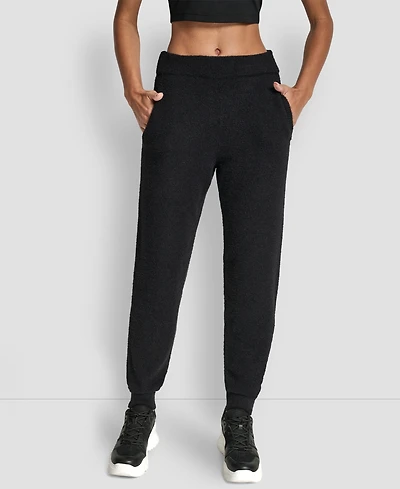 Dkny Women's Feather Yarn Tonal Jogger